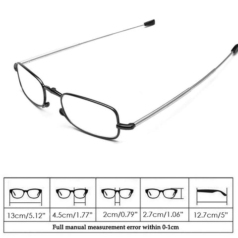 Folding Small Reading Eyeglasses
