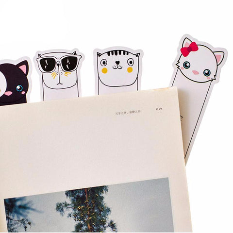 Cute Cat Head Bookmark