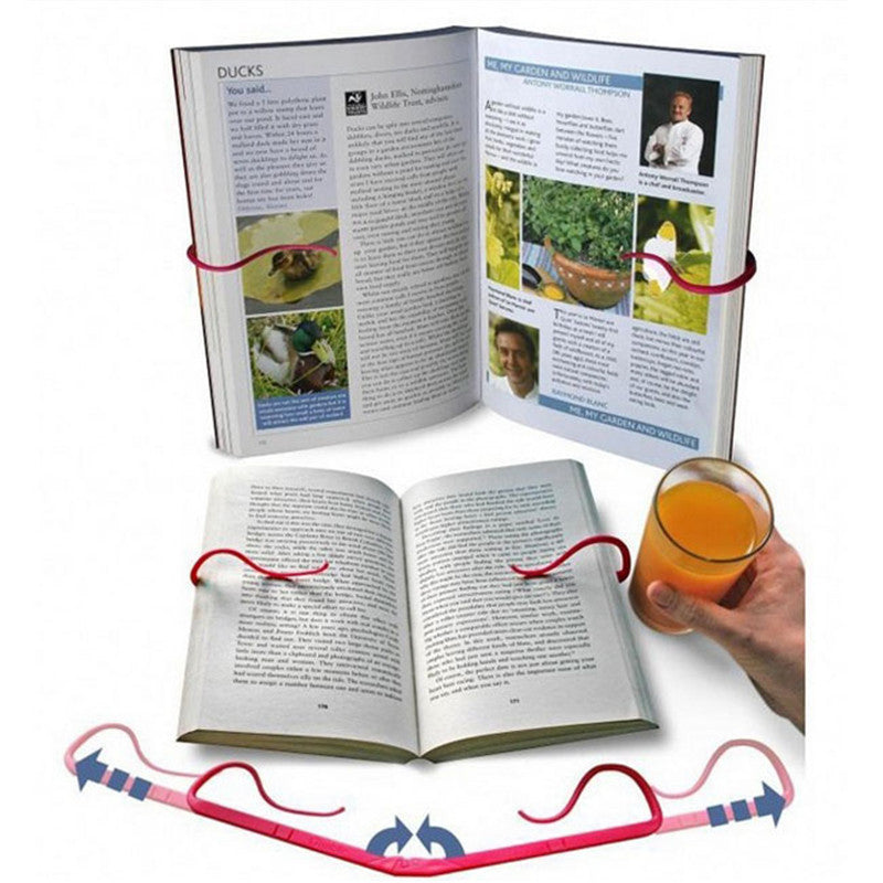 Lazy Reading Bookend Holder