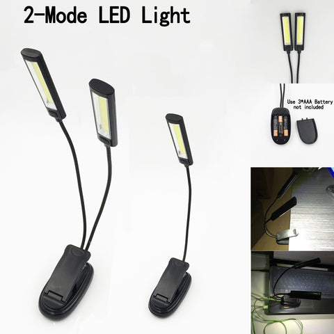 Clip-On Dual Book Light