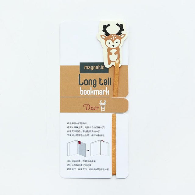 Kawaii Cartoon Magnetic Bookmark